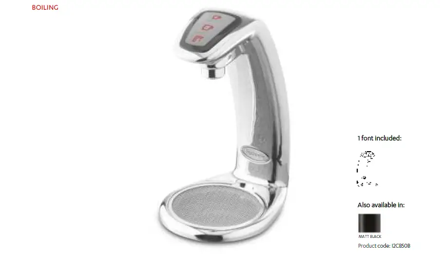 Instanta I2cb50 G2 Instatap Commercial Boiling 50 Litre Polished Stainless Steel Owner's Manual