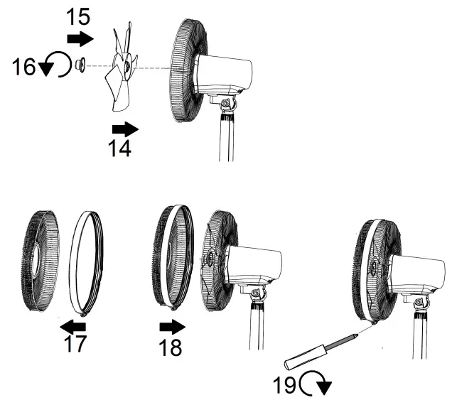 Ardes AR5D42PRW Stand Fan - fig 3