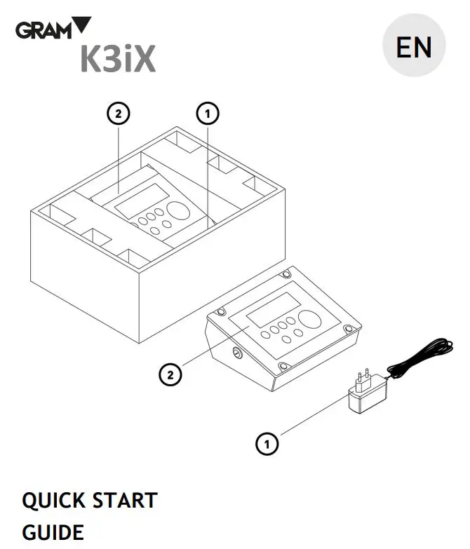 GRAM K3iX Stainless Steel Indicator User Guide