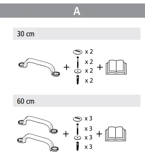 etac Flex Wall Brackets - fig 2