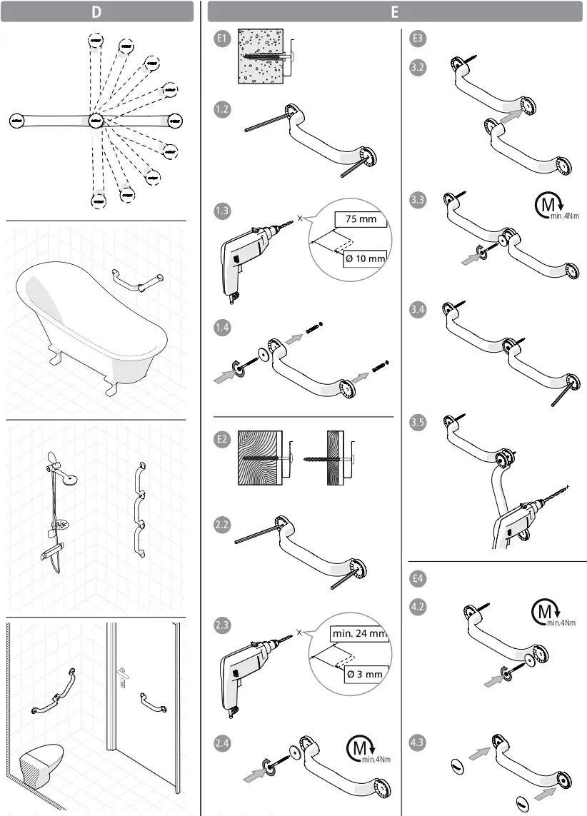 etac Flex Wall Brackets - fig 5
