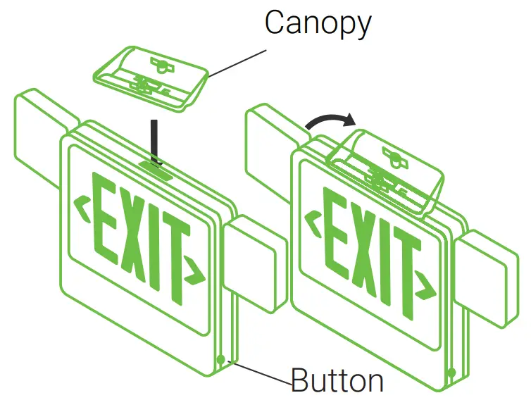 SUNCO LIGHTING EX_2HFL-RED-6PK EXIT LED Sign - Fig 8
