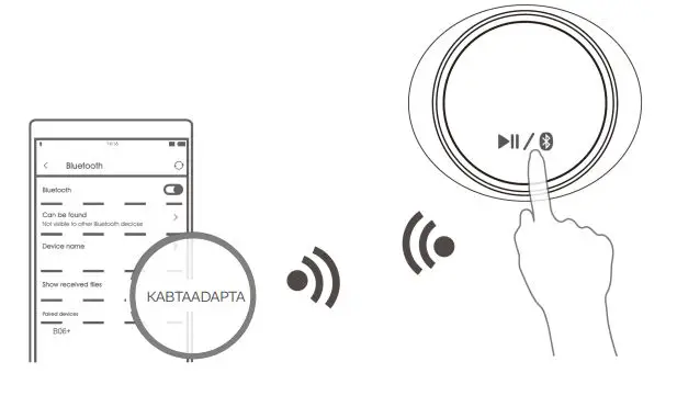 kogan KABTAADAPTA Bluetooth Audio Adapter - Step 2 Pairing with Bluetooth device