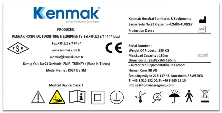 Kenmak BAMBINO Hospital Beds - icon1
