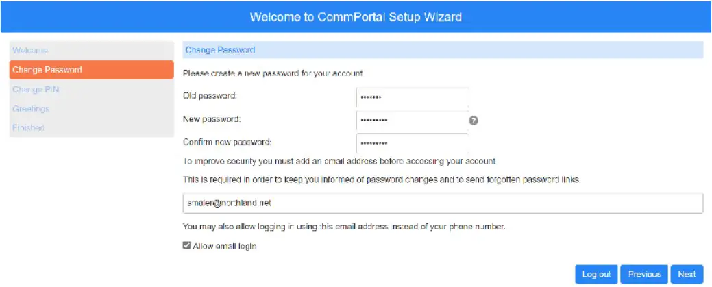 CHANGE YOUR COMMPORTAL EAS PASSWORD