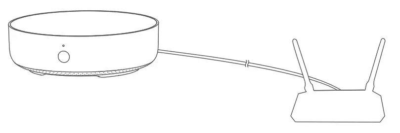 Aqara HM2-G01 Hub M2 Smart Home Center - network port