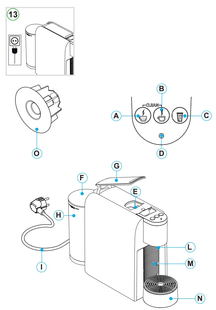 Caffitaly S35R.3 Volta Free Promotion Ecaffe Dotter - assembly 2