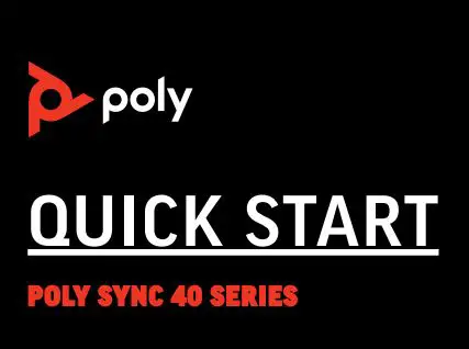poly 40 Series Bluetooth and Corded USB Speakerphone User Guide