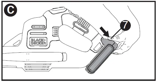 BLACK DECKER 20V MAX Lithium Cordless Sweeper FUNCTIONAL DESCRIPTION 2