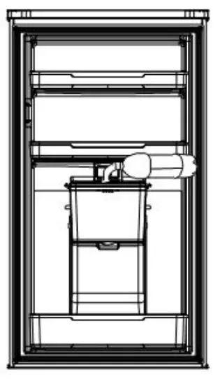 CANDY HD-359RWEN 271L Bottom Mounted Refrigerator Freezer - Filling