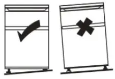 CANDY HD-359RWEN 271L Bottom Mounted Refrigerator Freezer - Leveling