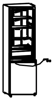 CANDY HD-359RWEN 271L Bottom Mounted Refrigerator Freezer - REVERSIBILITY13