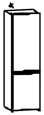 CANDY HD-359RWEN 271L Bottom Mounted Refrigerator Freezer - REVERSIBILITY16