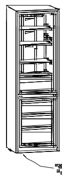 CANDY HD-359RWEN 271L Bottom Mounted Refrigerator Freezer - REVERSIBILITY9