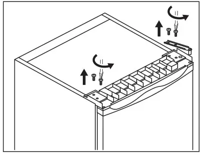 Electrolux LXB1AE13W0 Fridge - Door reversibility 1