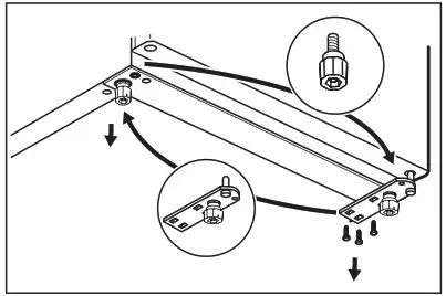 Electrolux LXB1AE13W0 Fridge - Door reversibility 2