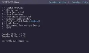 FIG 10 The Home menu