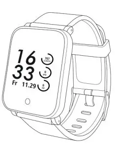 hama 00178602 Fitness Tracker with Heart Rate Monitor