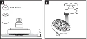 hansgrohe-04071005-Croma-E-100-3-Jet-Shower-Head-Cleaning