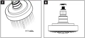 hansgrohe-04071005-Croma-E-100-3-Jet-Shower-Head-Cleaning