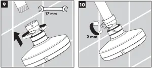 hansgrohe-04071005-Croma-E-100-3-Jet-Shower-Head-Cleaning
