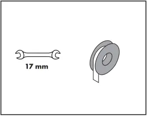hansgrohe-04071005-Croma-E-100-3-Jet-Shower-Head-Tools-Required