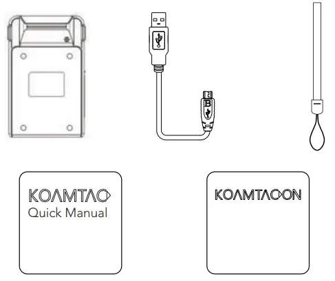 KOAMTAC KDC475 Smartled Barcode Scanner - What’s in the Box