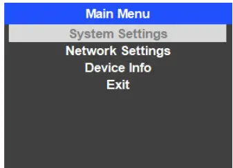 BZBGEAR BG-MFVS61-G2 6-Inch 3G-SDI and HDMI Video Mixer-Main menu