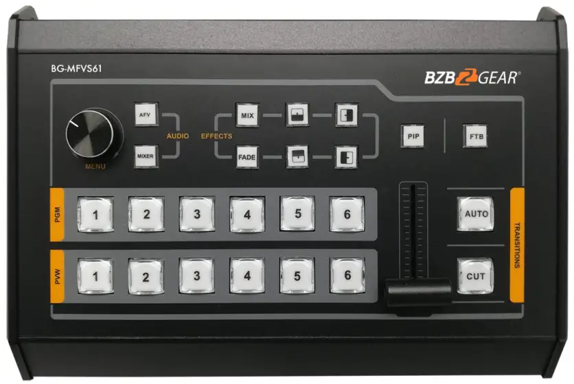 BZBGEAR BG-MFVS61-G2 6-Inch 3G-SDI and HDMI Video Mixer