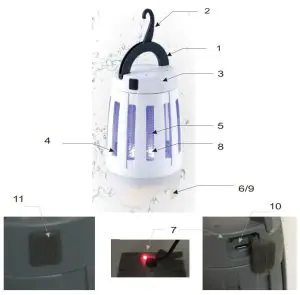 ADLER CR 7935 2-In-1 Anti-Muggenlam - fig