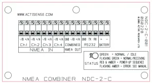 Actisense NDC 2 C NMEA Data Combiner - figure 1