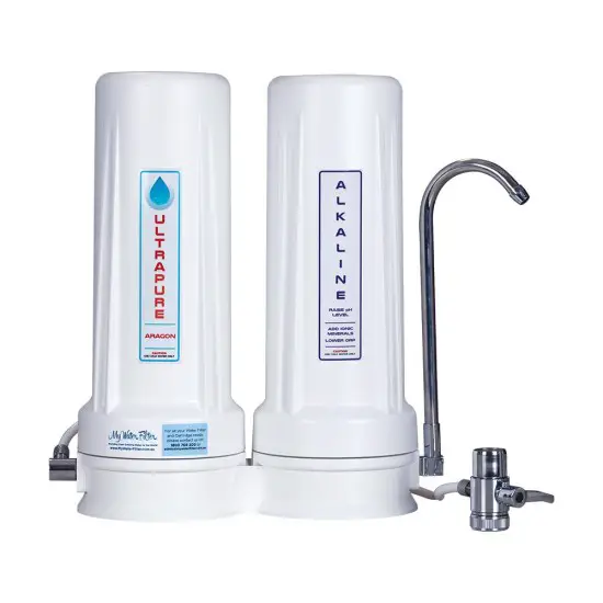 MyWaterFilter Ultrapure Aragon 10” Twin Under Sink Water Filter System with Fluoride Removal