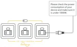 Switch on by AC power