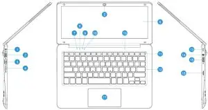 Nexthea Soluciones NB16G 11 6 Inch Notebook FHD Ultra Slim Laptop - buttons