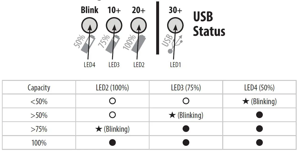Battery Capacity Indicators