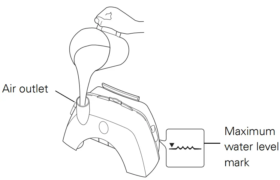 RESMED 30902 HumidAire 2i Heated Humidifier-water level