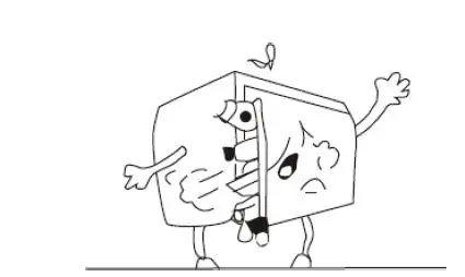 SCHNEIDER SCDD309VB Vintage 2 Door Fridge Freezer fig-9