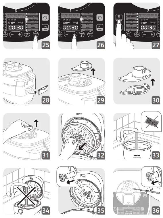 Tefal NC00151722 Home Chef Smart Pro IH Multicooker - fig 6