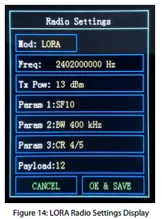SEMTECH SX1280 2.4GHz Development Kit FIG 14