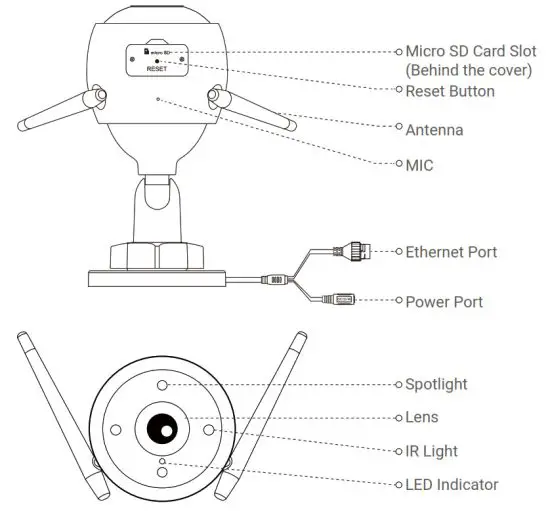 EZVIZ Scan the QR Code with App - Wi-Fi Camera