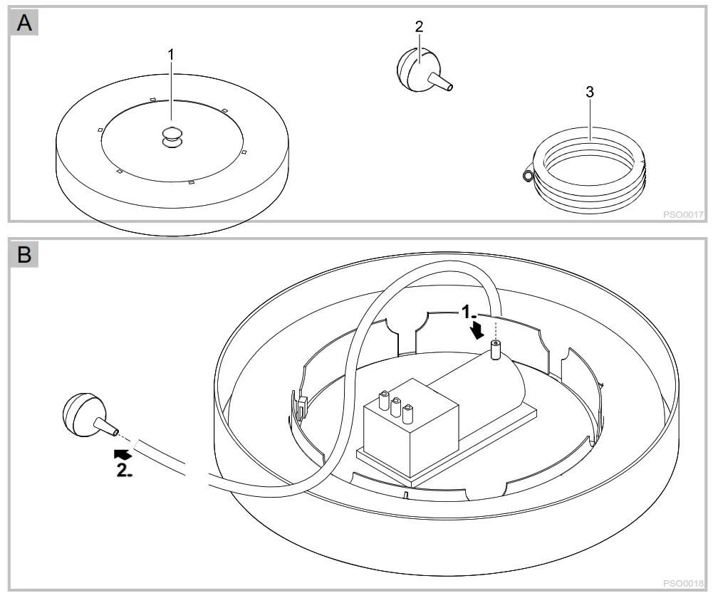 pond boss DIARSOL40 Solar Floating Pond Aerator - fig