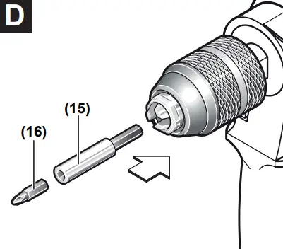 BOSCH GSB 13 RE Professional Electric Hammer Drill Machine - parts 4