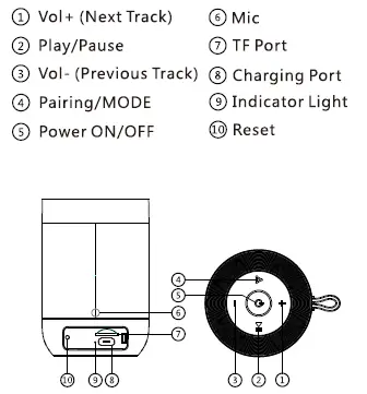 COMISO-X26M- Wireless-Speaker  -1