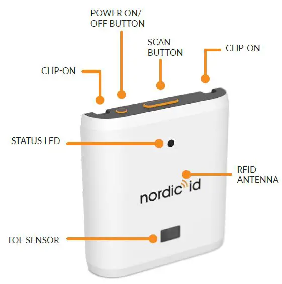 nordic id EXA21 Portable RFID Reader FIG 1