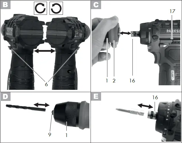 PARKSIDE-PBSA-12-D4-Cordless-ScrewDriver-Drill -fig 2