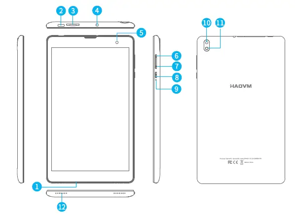 HAOVM-MEDIAPAD-P8-Smart-Tablet-fig 1