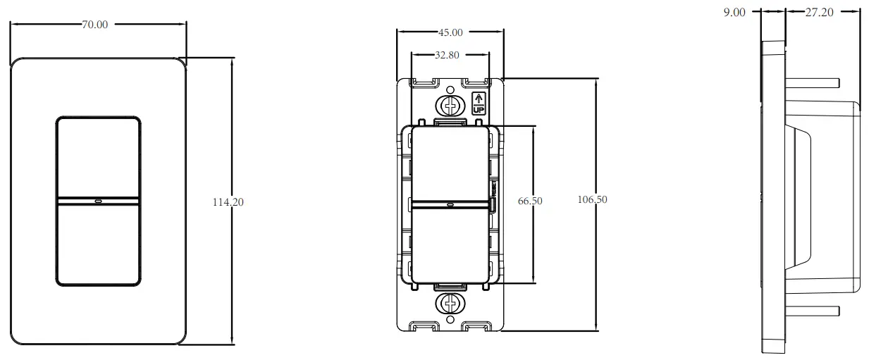 GE current WWD2 2IW Daintree Networked Wireless Wall Dimmer - fig 10