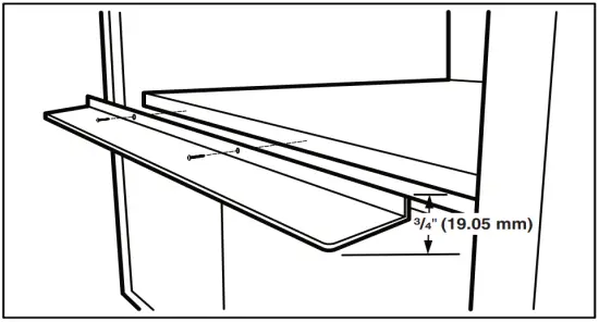 Install the Deflector Vent For Flush Installation