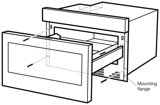 Install the Deflector Vent For Flush Installation