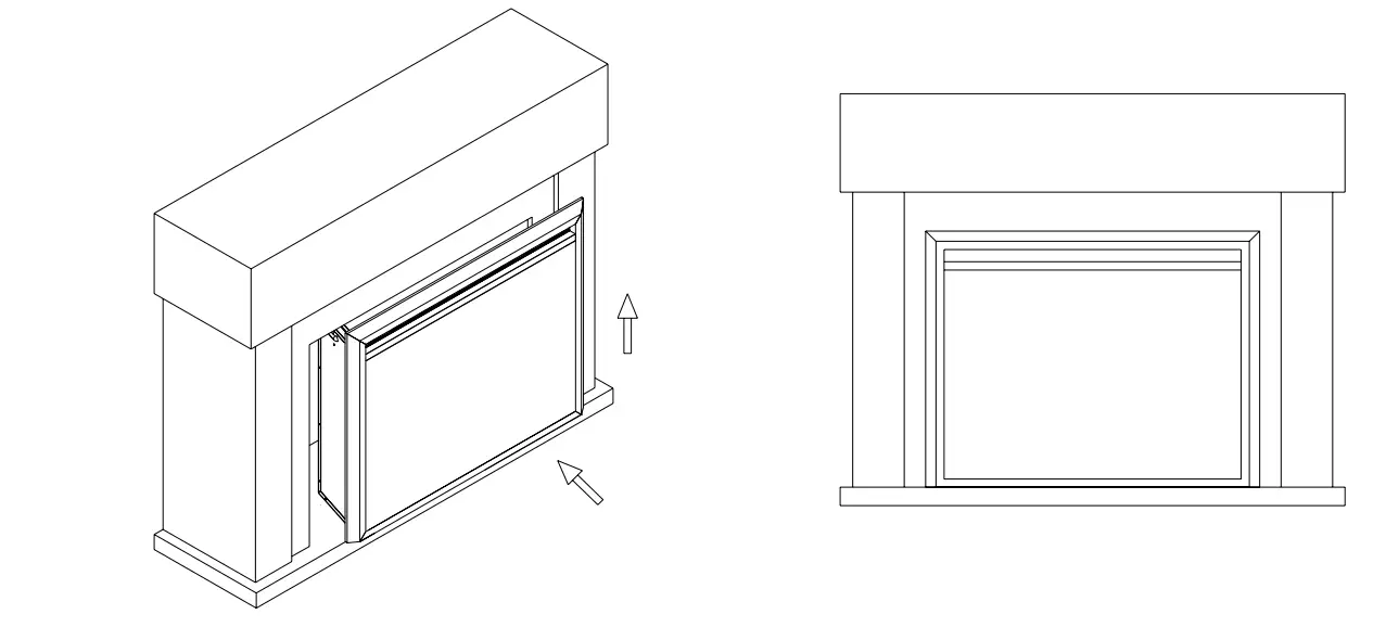 Valuxhom- EF23T 26-Inch-Black Electric-Fireplace-Insert-fig7